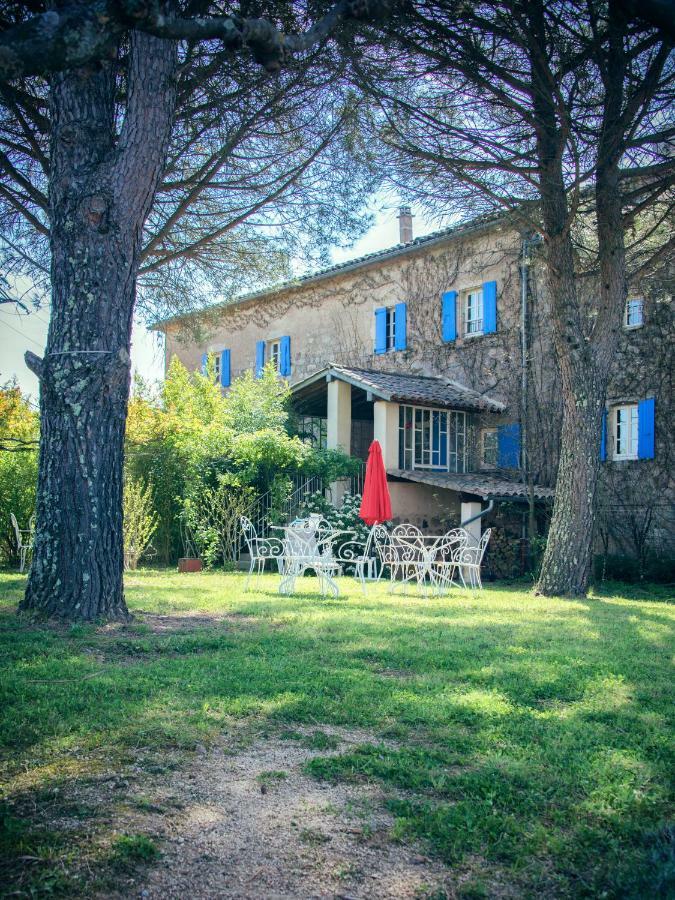 Chambres D'Hotes Et Gites Le Mas Bleu & Spa Resort Rosières Exterior foto